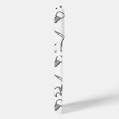 Aesthetic Minimalist Dental Icons Pattern iPhone C Case-Mate iPhoneケース (裏面 / 右)