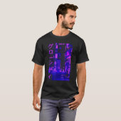 Aesthetic Modern Style Japan Glow City Streets Lig Tシャツ (正面フル)