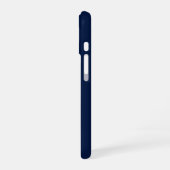 Aesthetic Navy iPhone 16 ケース | Minim (左側面)
