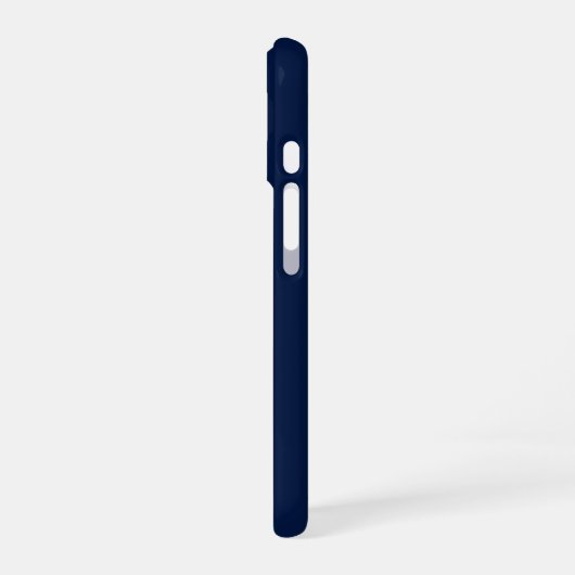 Aesthetic Navy iPhone 16 ケース | Minim (左側面)