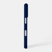 Aesthetic Navy iPhone 16 ケース | Minim (右側面)
