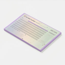 Aesthetic Neurodivergent Habit Tracker Brain Dump ポストイット