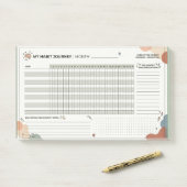 Aesthetic Neurodivergent Habit Tracker Brain Dump ポストイット (デスク)