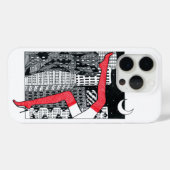 Aesthetic Night City 女性の脚 iPhone 15 Pro カバー (裏面 (横))