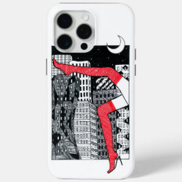 Aesthetic Night City Women's Legs iPhone 15 Pro Ma Maxケース