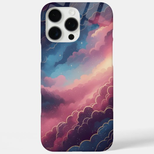Aesthetic Night Sky Tough Case Case-Mate iPhoneケース (裏面)