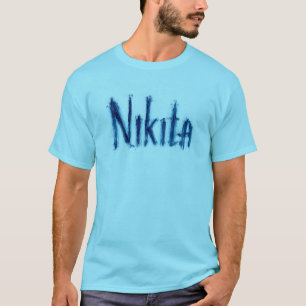 Aesthetic "Nikita" オリジナル フォント アート - オーダーメイド Tシャツ