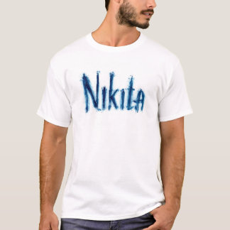 Aesthetic "Nikita" オリジナル フォント アート - オーダーメイド Tシャツ