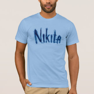 Aesthetic "Nikita" オリジナル フォント アート - オーダーメイド Tシャツ