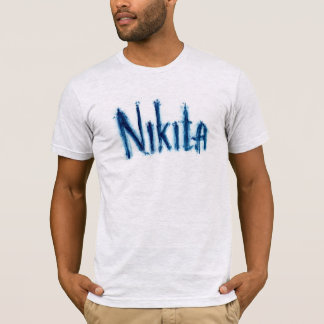Aesthetic "Nikita" オリジナル フォント アート - オーダーメイド Tシャツ