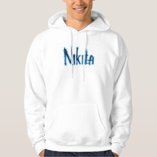 Aesthetic "Nikita" オーダーメイドスクリプトアート - カスタムデザイン パーカ