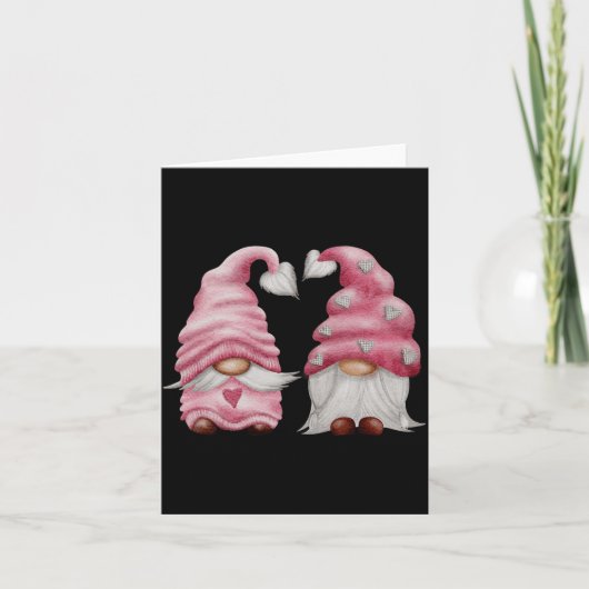 Aesthetic Nk Gnome Valentines Day Decor For Women  カード (正面)