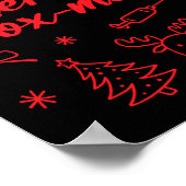 Aesthetic Nurse Injector Botox Er Xmas Merry Tox-m ポスター (角)