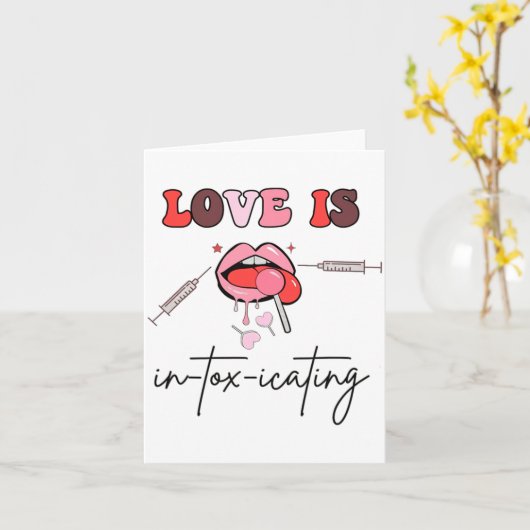 Aesthetic Nurse Injector Valentine Filler Dysrt カード (黄色い花)