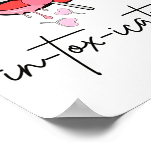 Aesthetic Nurse Injector Valentine Filler Dysrt  ポスター (角)