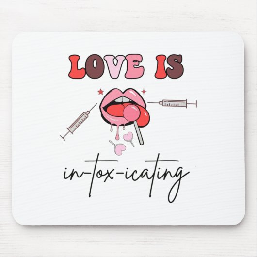 Aesthetic Nurse Injector Valentine Filler Dysrt  マウスパッド (正面)