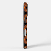 Aesthetic Orange, Black Plaid iPhone case   Case-Mate iPhoneケース (裏面 / 右)