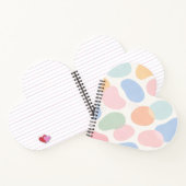 Aesthetic Pastel Abstract Shapes Spiral Notebook ノートブック (内部)