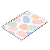 Aesthetic Pastel Abstract Shapes Spiral Notebook  ノートブック (左側)