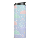 Aesthetic Pastel Cloud Insulated Tumbler タンブラー (回転左)