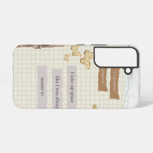 Aesthetic Phone Case Samsung Galaxyケース (裏面横)