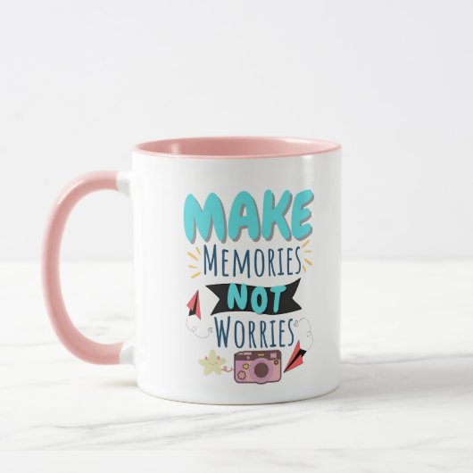 Aesthetic Photography Quote コーヒーマグ マグカップ (左)