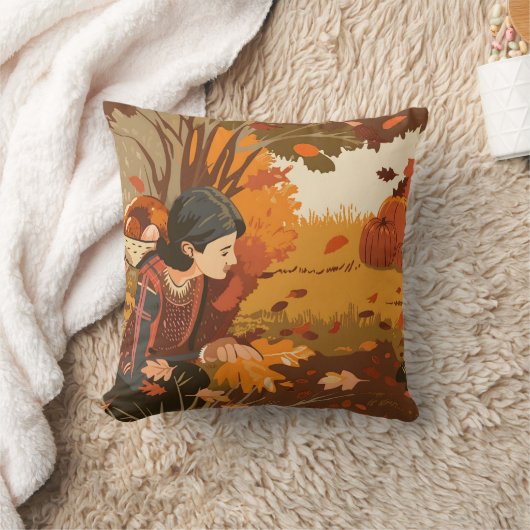 Aesthetic Pilgrim Pattern クッション (ブランケット)