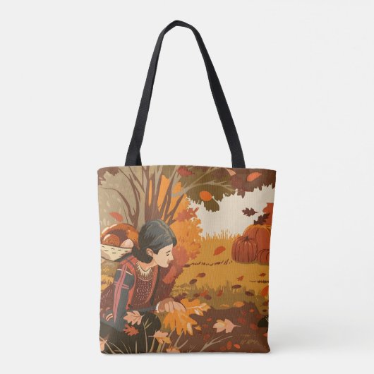 Aesthetic Pilgrim Pattern トートバッグ (裏面)