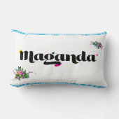 Aesthetic Pillow 'Maganda' Filipino Boho ランバークッション (正面)