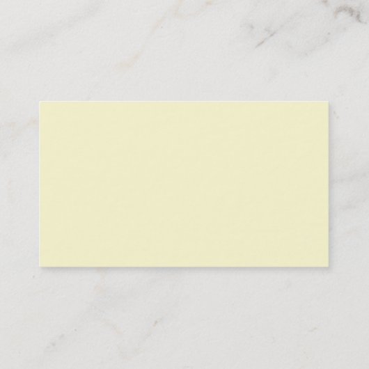 Aesthetic Plain Professional Cream Color Minimal 名刺 (裏面)