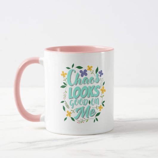 Aesthetic Quote Coffee Mug  マグカップ (左)