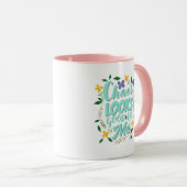 Aesthetic Quote Coffee Mug  マグカップ (正面右)