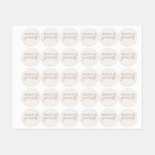 Aesthetic Quote – Minimal Pastel Motivation ラベル (シート)