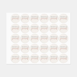 Aesthetic Quote – Minimal Pastel Motivation ラベル