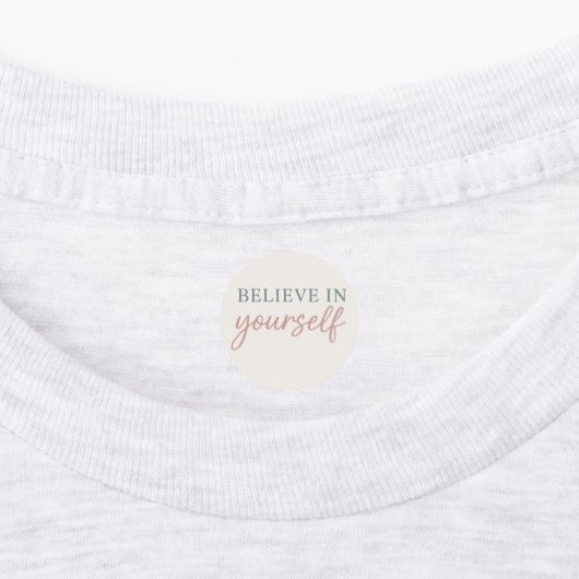 Aesthetic Quote – Minimal Pastel Motivation ラベル (貼付)