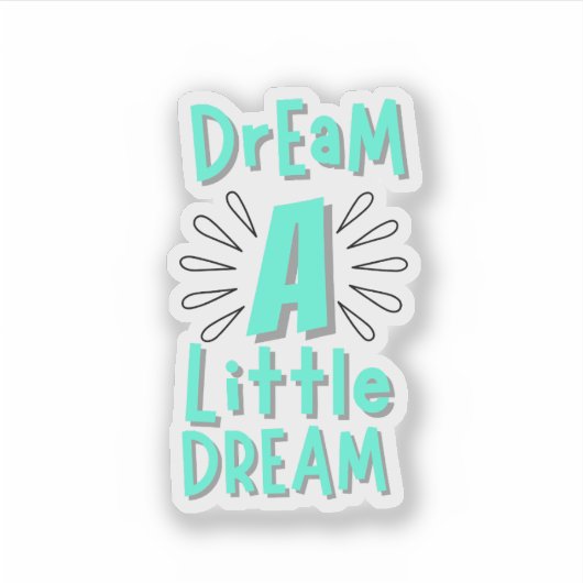 Aesthetic Quote Sticker  シール (正面)