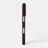 Aesthetic Rich Espresso Brown iPhone 16 Case | Qui 16ケース (右側面)