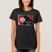 Aesthetic Roses Almost Dead Melancholy Aesthetic Tシャツ (正面)