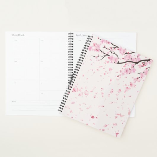 Aesthetic Sakura Pink Flowers Personal planner プランナー手帳 (ディスプレー)