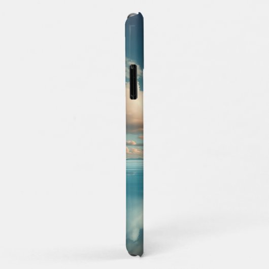 Aesthetic Sky Reflection on Calm Water - Dreamy Bl Case-Mate iPhoneケース (裏面/右)