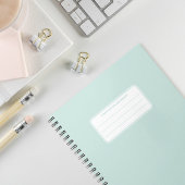 Aesthetic Soft Pastel Solid Color Composition ノートブック