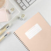 Aesthetic Soft Pastel Solid Color Composition ノートブック