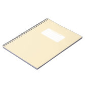 Aesthetic Soft Pastel Solid Color Composition ノートブック (左側)