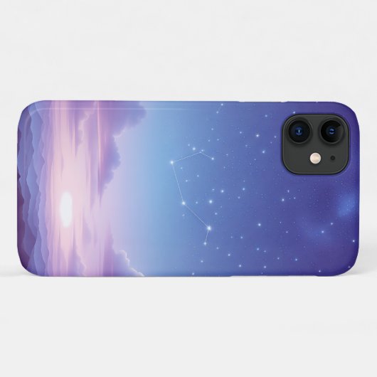 Aesthetic Starry Night Sky Constellation - Dreamy  Case-Mate iPhoneケース (裏面(横))