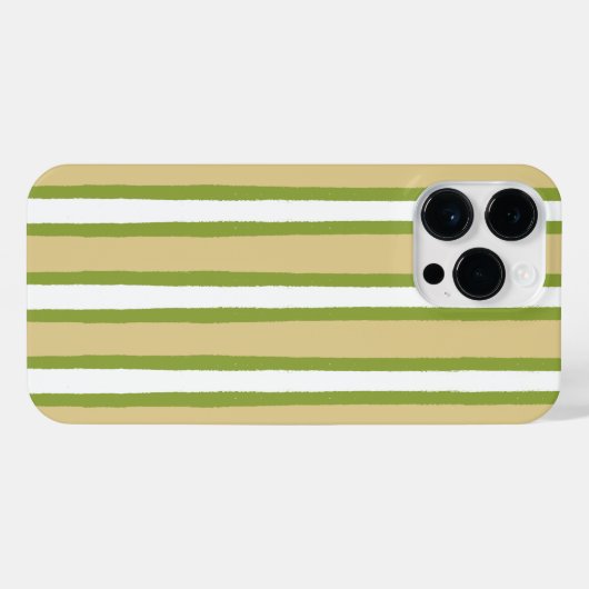 Aesthetic Striped Colorful Phone Case iPhoneケース (裏面横)