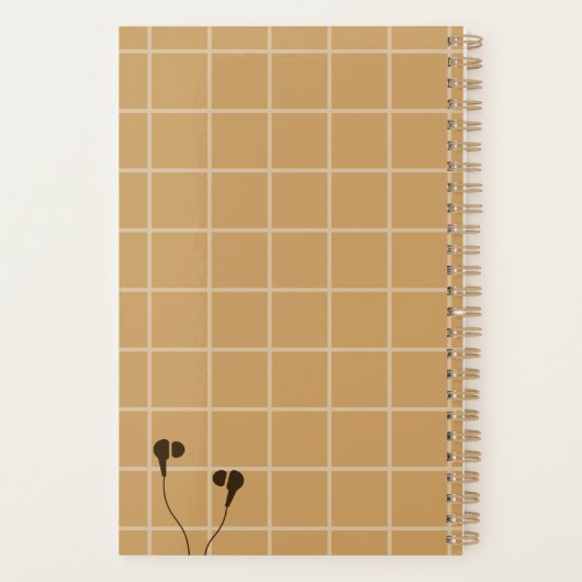 Aesthetic Study Vibes Journal プランナー手帳 (裏面)