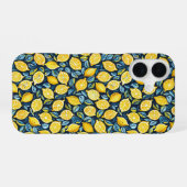 Aesthetic Summer Lemon Pattern iPhone Case 16ケース (裏面横)