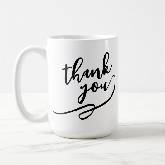 aesthetic thankyou mug コーヒーマグカップ (左)