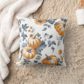 Aesthetic Tiled Pumpkin Pattern クッション (ブランケット)