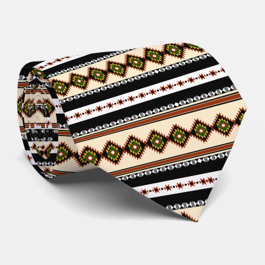 Aesthetic Tribal Pattern ネクタイ (ロール)